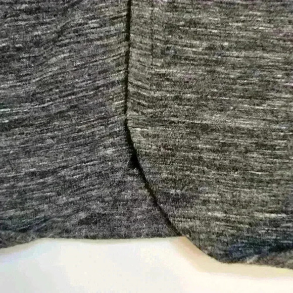 J. Jill Pure Jill Top Size Large Gray Long Sleeve Rear V Neck Twisted Knot - Picture 10 of 10